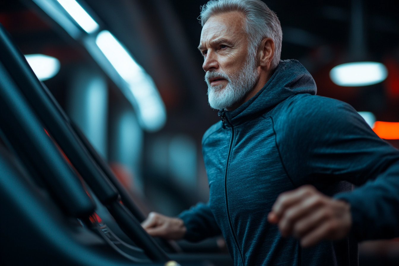 Група людей старшого віку під час фітнес-заняття